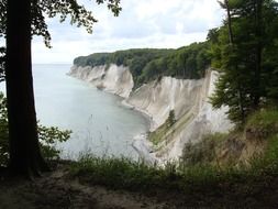 white rocks in rugen