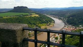 panoramic view of Lilienstein