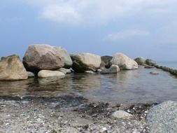 stones on the lake