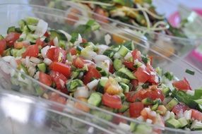 vegetable salad diet food