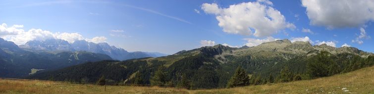 mountain dolomites trentino panorama