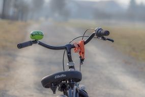 bike on a country road