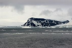 cold antarctica landscape