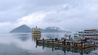 lake toya in national park