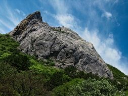 green mountains in the Crimea