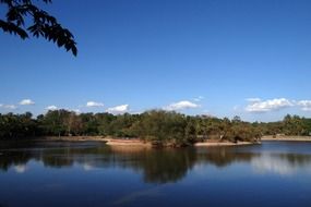 delightful blue lake