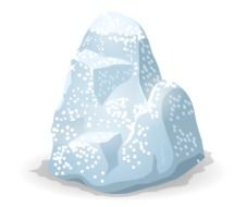 snowy mountain summit as an illustration