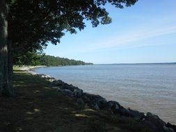 landscape of james river bank