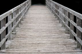 wooden bridge in the countryside