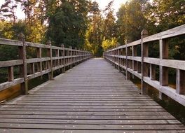 wooden bridge away