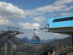 mountain station in allgÃ¤u