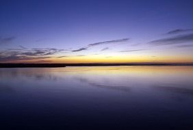 southern landscapes at bright sunset