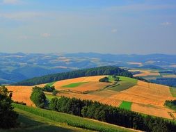 distant view on the hill