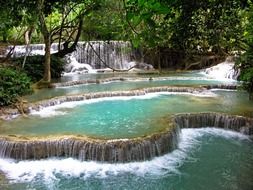 luang prabang romantic waterfalls