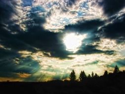 photo of scenic sunset