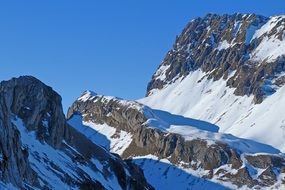 Photo of the the snowy Alps