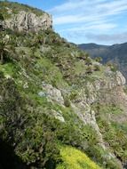 Picturesque mountains in the Canary Islands