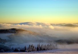 Beautiful Heidelstein in winter