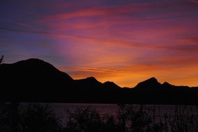 delightful mountains landscape