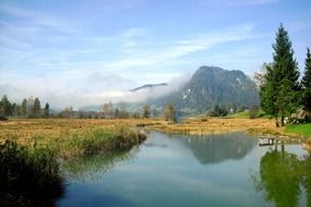 beautiful autumn austria landscape