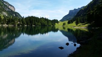 Landscape of the seealpsee