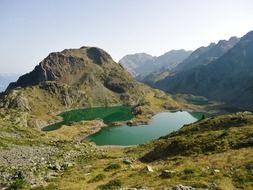 Robert Lakes in the mountains