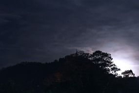 very beautiful moon light