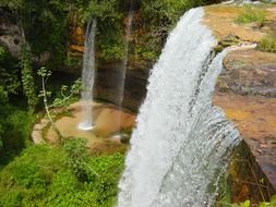 landscape of waterfall in formoso