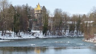 landsberg winter river landscape