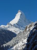 delightful alpine mountain