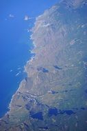 sea islandn tenerife aerial view