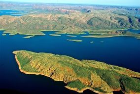 Landscape of the australian islands