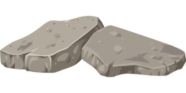 graphic drawing of rocks