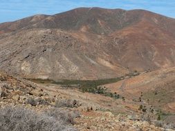 mountain rock desert