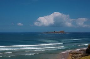 clouds sky beach