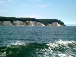 white cliffs rock