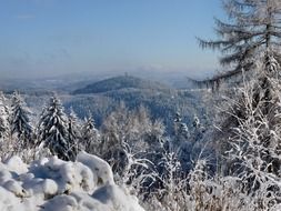 Landscape of weifen mountain tower