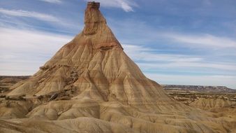 The Bardenas Reales is a semi-desert natural region