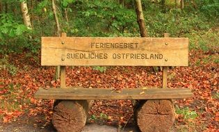 bench feriengebiet suedliches ostfriesland