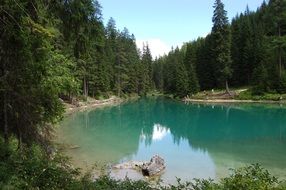 blue lake of Italy