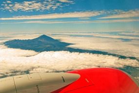 Air view of the el teide