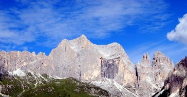 majestic dolomites mountains in Italy