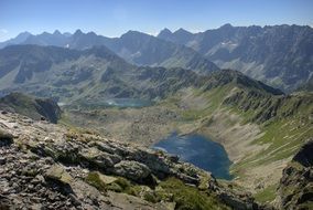 top view of tatry