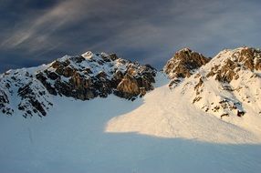 Innsbruck and evening sun