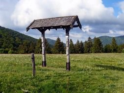 Landscape from the mountains in France