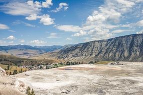 Thranduil mountain valley landscape