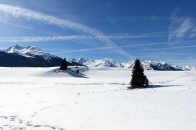 snow field in high tauern