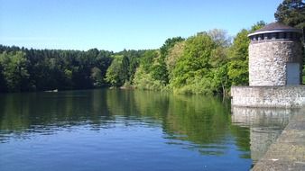 lake nature landscape
