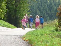 family Hiking