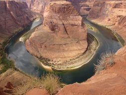 beautiful iron canyon in usa